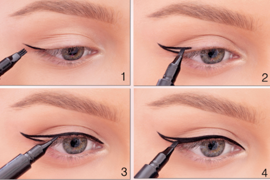 experimenteel Inspecteren Gestreept Winged Eyeliner. Tips voor een mooie winged eyeliner!