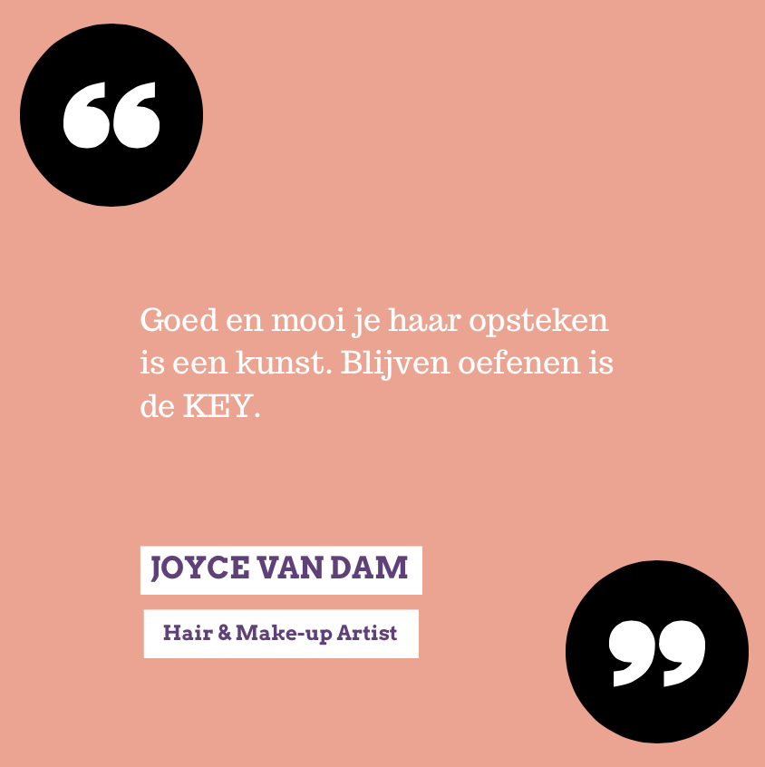 Hairstylist Joyce van Dam