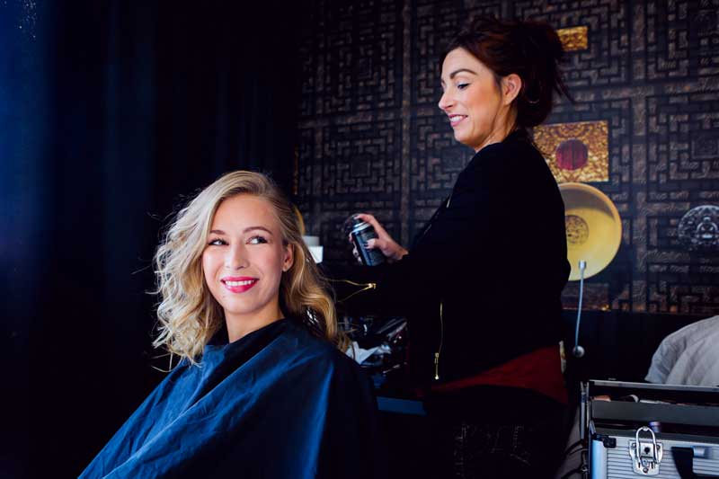 Bruidskapsel Leiden - Bruidskapsel en Bruidsmake-up door Joyce van Dam in Leiden